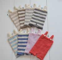 Knit striped romper Baby boy or girl overalls newborn photo prop choose your colours UK seller stripes baby prop
